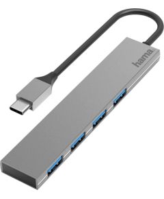 USB Hub Hama 4 port USB 3.2 Gen 1 + USB-C Adapter