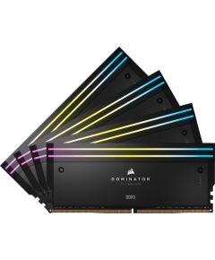 Corsair DDR5 - 96GB - 6000 - CL - 30 (4x 24 GB) quad kit, RAM (black, CMP96GX5M4B6000C30, Dominator Titanium, INTEL XMP)