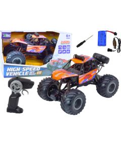 Leantoys Off-road Remote Controlled RC Car 1:8 Shock Absorbers Orange