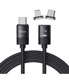 Tech-Protect   Tech-Protect UltraBoost magnetic 2in1 cable USB-C - Lightning / USB-C PD 27W 3A 2m - black