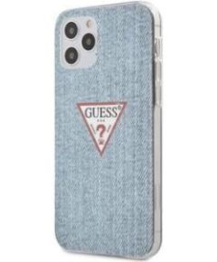 Guess   iPhone 12 Pro Max PC/TPU Denim Triangle Cover Light Blue