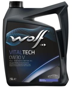 Wolf VITALTECH 0W30 V 5L ACEA: A5/B5-10,API: SL/CF