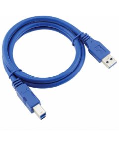 RoGer USB - USB B 1.5m Blue