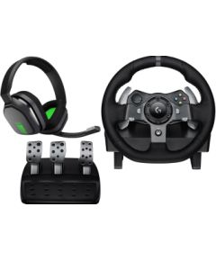 Spēļu stūre Logitech G920 Racing Wheel + Astro A10 komplekts