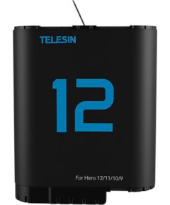 TELESIN lithium battery for GoPro Hero 12/11/10/9 (blue)