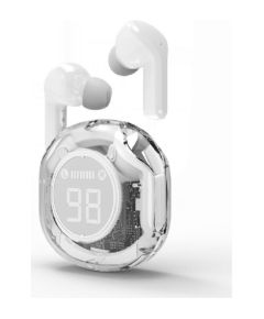 Austiņas Gembird Transparent TWS in-ears White