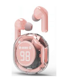 Austiņas Gembird Transparent TWS in-ears Pink