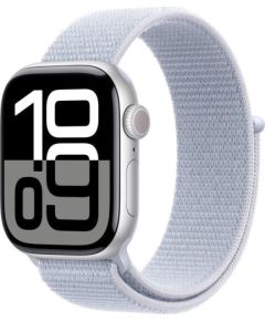 Apple Watch 10 GPS 46mm Silver Alu + Blue Cloud Sport Loop