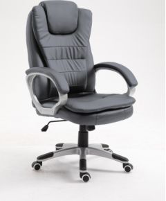 Activejet heated office chair with massage YK7304 grey