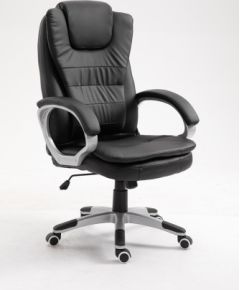 Office chair with massage, heated ACTIVEJET YK7304 black