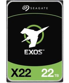 HDD SEAGATE Exos X22 22TB SATA 512 MB 7200 rpm Discs/Heads 10/20 ST22000NM002E