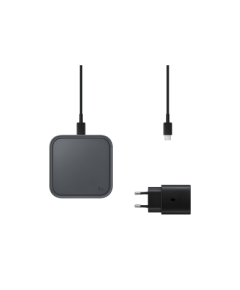 Bezvadu lādētājs 15W Samsung Wireless Charger Pad (with adapter) Black