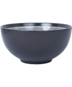 Bowl RITA D15xH8cm, black/grey