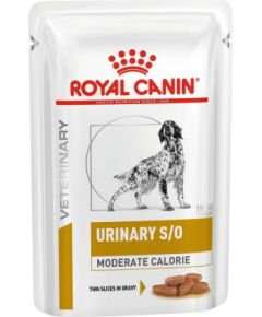 ROYAL CANIN Urinary S/O Moderate Calorie Wet dog food Chunks in sauce 12x100 g