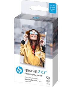 HP фотобумага Sprocket Zink 5x7.6 см 50 листов