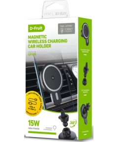 D-Fruit phone car mount + wireless charger Magnetic 15W (DF109)