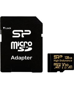 Silicon Power memory card microSDXC 128GB High Endurance + adapter