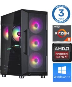 INTOP Ryzen 5 5600X 64GB 500SSD M.2 NVME RX5700 XT 8GB WIN11