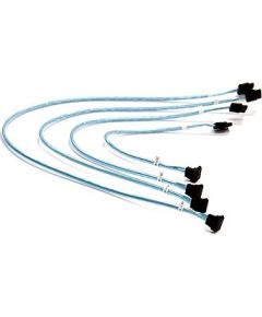 Supermicro 4 x Round SATA cable 0.56 m Black, Blue, White