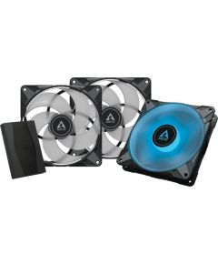 FAN Arctic P14 PWM PST RGB 0dB 3-pack + Hub (ACFAN00256A)