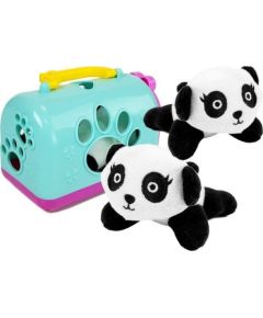 LeanToys Mała Panda z Transporterem Maskotka