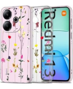 Tech-Protect   Tech-Protect FlexAir+ case for Xiaomi Redmi 13 - colorful flowers