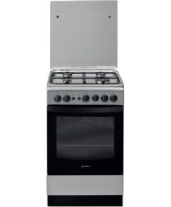 Gas stove with electric oven Indesit IS5G1PMXE1