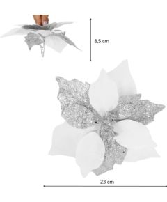 Mākslīgā Betlēmes zvaigzne Springos CA1235 balti-sudraba