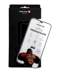 Evelatus Apple  iPhone 16 Pro Privacy Corning Gorilla Glass Anti-Static 3D Full Cover 10X Stronger Black