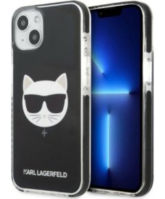 Karl Lagerfeld TPE Choupette Head Case for iPhone 13 Black