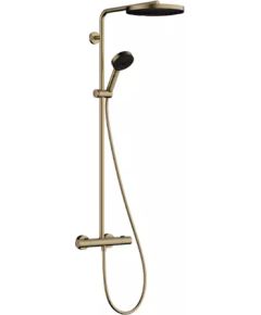 Hansgrohe dušas sistēma Pulsify 260 1 jet  ar termostatu Ecostat Fine un rokas dušu 3 jet, brushed bronz