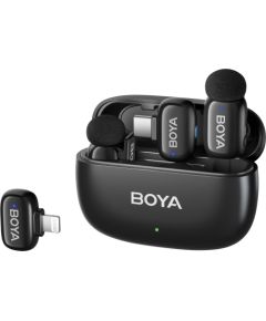 Boya wireless microphone mini-12 Lightning/USB-C, black