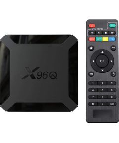 Tvix X96Q 4K Multimedia atkaņotājs Smart TV Box 2GB + 16GB Android 10 ar Bluetooth & Wi-Fi Melns