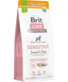 BRIT CARE SENSITIVE INSECT FISH 12+2KG