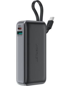 External battery Power Bank Acefast M7-10000 PD30W With Cable 10000mAh black