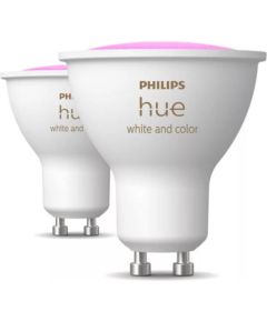 LIGHT BULB GU10 WHITE&COLOR/2PACK 929003666502 PHILIPS