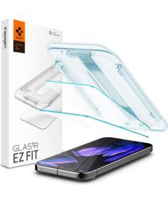 SPIGEN GLAS.TR "EZ FIT" RŪDĪTS STIKLS 2 GAB GOOGLE PIXEL 9 | 9 PRO CAURSPĪDĪGS