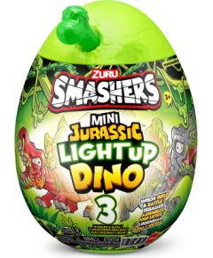 SMASHERS interaktīvā rotaļlieta Jurassic Mini Light-Up Dino pārsteiguma ola