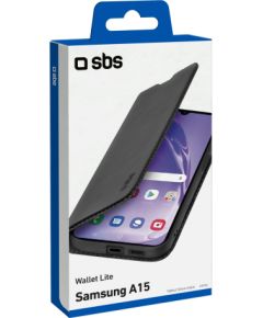 Samsung Galaxy A15 5G Wallet Lite Case By SBS Black