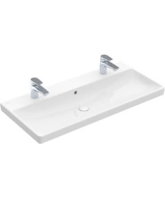 Villeroy & Boch izlietne Avento, 1000x470 mm, 2 maisītāja caurumi, balta CP