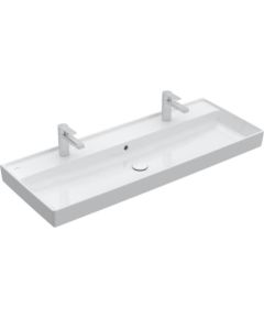 Villeroy & Boch izlietne Collaro, 1200x470 mm, 2 maisītāja caurumi, balta TitanCeram