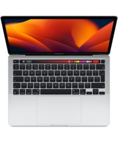 Apple MacBook Pro 2022 Retina 13" 2xUSB-C - M2 / 8GB / 512GB SSD - Silver (Atjaunināts, stāvoklis Ļoti labi)