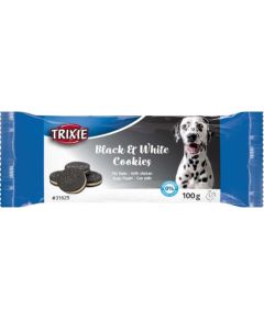 Gardums suņiem : Trixie Black|White Cookies, ø 4cm, 4 gab.|100gr