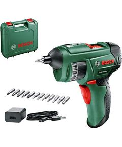 Bosch cordless screwdriver PSR Select 3,6Volt (green / black, suitcase, Li-Ion battery 1.5 Ah)