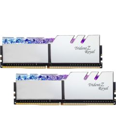 G.Skill DDR4 - 16 GB -3600 - CL - 16 - Dual kit, Trident Z Royal (silver, F4-3600C16D-16GTRSC)