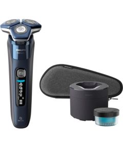 Philips SHAVER Series 7000 S7885/50 men's shaver Rotation shaver Trimmer Black, Blue