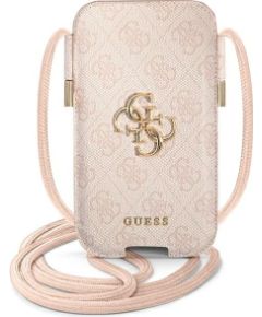 Guess smartphone purse 6,7" GUPHL4GMGPI pink 4G Big Metal Logo