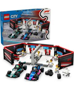 Lego City F1® Garaż i bolidy Mercedes-AMG i Alpine (60444)