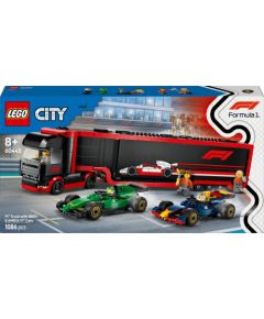 Lego City Formula 1 F1® Ciężarówka z bolidami RB20 i AMR24 F1® (60445)