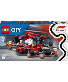 Lego City Formula 1 F1® Pit stop i mechanicy z bolidem Ferrari  (60443)